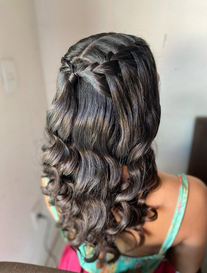 Penteado delicado