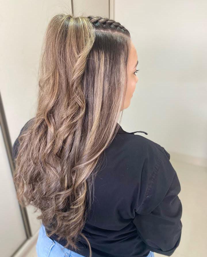 Penteado trançado